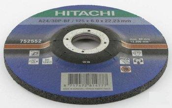 Диск зачистной по металлу 125х22,2x6 Hitachi 752552 (Япония) - фото 1 - id-p174165421