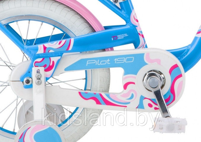 Детский Велосипед Stels Pilot -190 16" (голубой/розовый) - фото 3 - id-p176047686