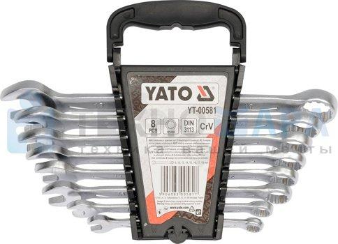 Набор комбинированных ключей из 8 предметов Yato YT-00581 (Польша) - фото 1 - id-p174166812
