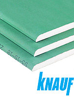 Гипсокартон влагостойкий стеновой Knauf 1200 х 2000 х 12,5 мм