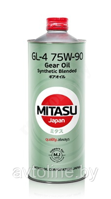 Масло трансмиссионное MITASU GEAR OIL GL-4 75W90 1л MJ-443-1