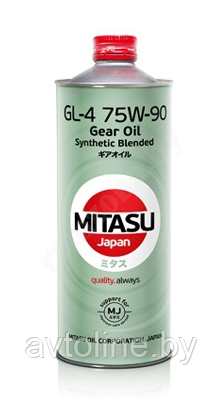 Масло трансмиссионное MITASU GEAR OIL GL-4 75W90 1л MJ-443-1 - фото 1 - id-p175999298