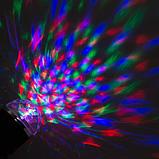 Световой прибор «Вращающийся шар» 8.5 см, динамик, свечение RGB, 12 В, фото 5