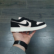 Кроссовки Wmns Air Jordan 1 Low Black Pink, фото 2