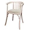 Кресло деревянное венское с мягким сидением Алекс Люкс (КМФ 250-01), краситель 327, фото 3