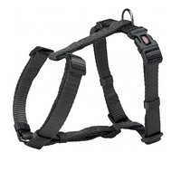 TRIXIE Шлея TRIXIE для собак Premium H-harness L 60-87см/25мм графит