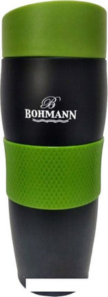 Термокружка BOHMANN BH-4457 0.38л (черный/зеленый), фото 2