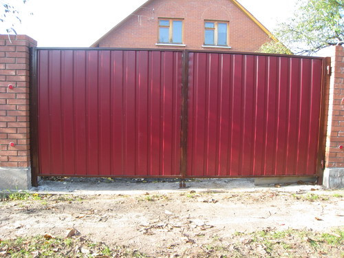 Ворота (каркас) 3*1,5 м под зашивку профнастилом, металлическим или деревянным штакетником - фото 5 - id-p81379292