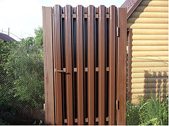 Калитка (каркас) 1*1,5 м под зашивку профнастилом, металлическим или деревянным штакетником