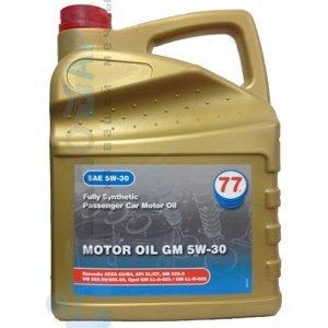 77 Lubricants Motor Oil GM 5W-30 (5 л) 4221817700 Синтетическое моторное масло (Нидерланды) - фото 1 - id-p165763053