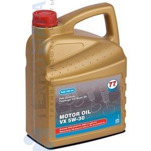 77 Lubricants Motor Oil VX 5W-30 (5 л) 4224817700 Синтетическое моторное масло (Нидерланды) - фото 1 - id-p165763047