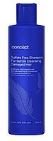 Шампунь для волос бессульфатный для деликатного очищения Salon Total Soft Care, 300 мл (Concept)