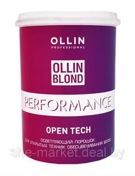 Осветляющий порошок для открытых техник обесцвечивания волос Blond, 500гр (OLLIN Professional) - фото 1 - id-p175443376