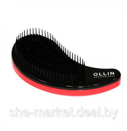 Щётка для бережного расчёсывания волос с ручкой (OLLIN Professional) - фото 1 - id-p176137355