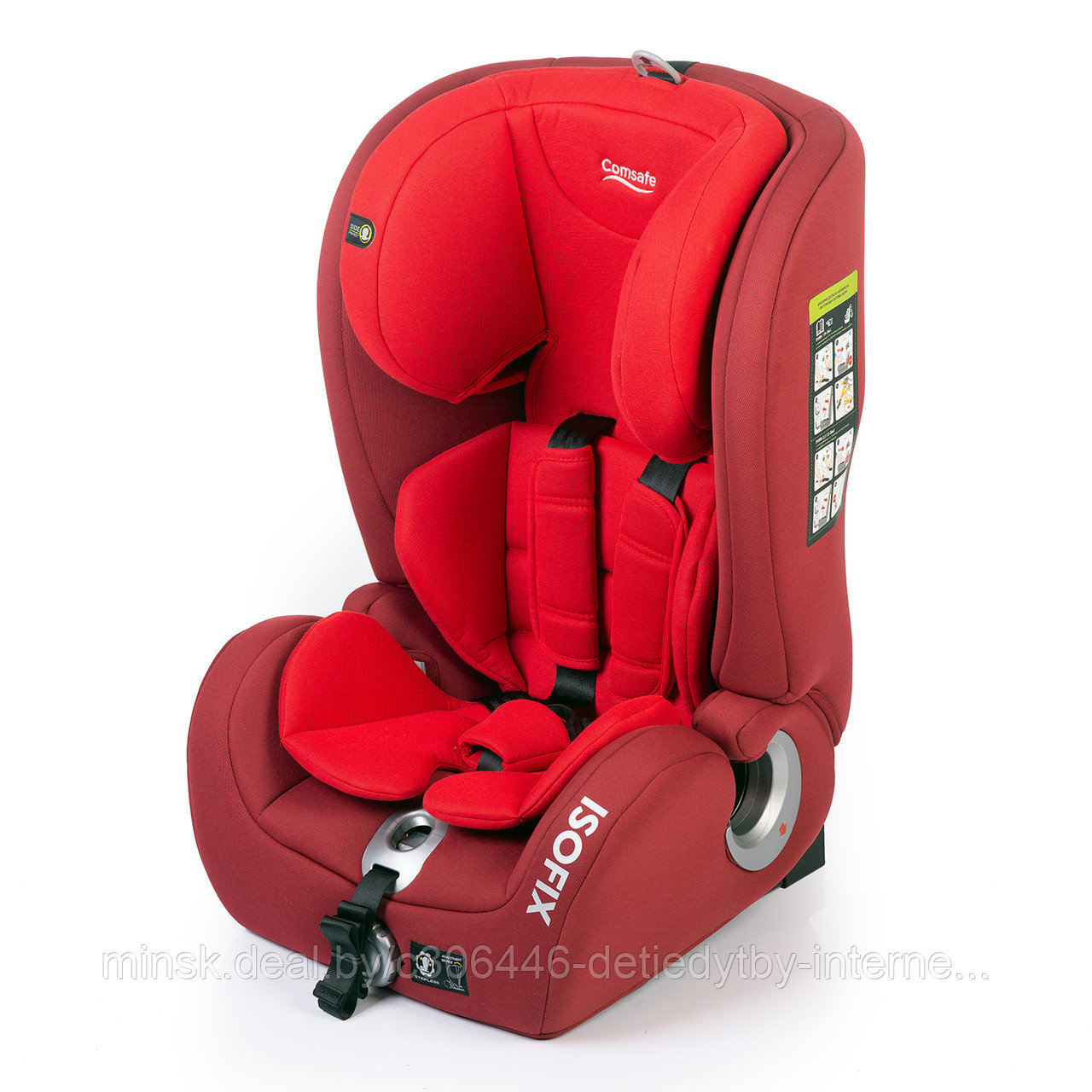 Автокресло 9-36 кг Comsafe MasterGuard Isofix Red