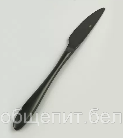 Нож столовый ,покрытие PVD,черный матовый цвет,серия "Alessi-Black" P.L.