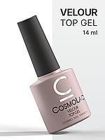 Топ Cosmolac с супербархатистым эффектом Top Velour Gel 14 мл.