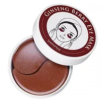 Гидрогелевые патчи для глаз Ginseng Berry Eye Mask QALMA с экстрактом женьшеня