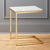 Кофейных столик КУБА-8 из полированной нержавейки с покрытием под золото