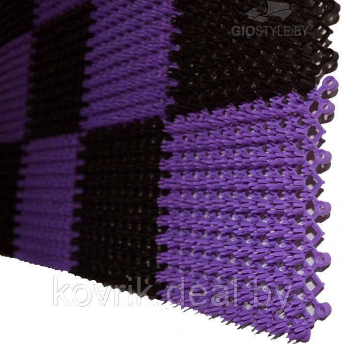 Коврик "Травка" 35х47см Черно-фиолетовый - фото 3 - id-p176155386