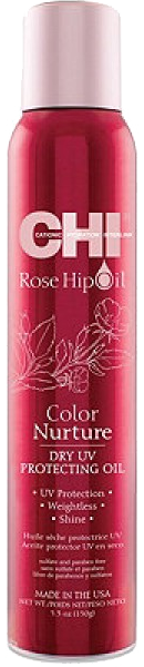 CHI Спрей-блеск для окрашенных волос Rose Hip Oil 157 мл - фото 1 - id-p176159853