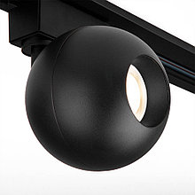 Трековый светодиодный светильник для однофазного
шинопровода LTB76 Ball 8W 4200K черный