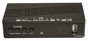 Приемник цифрового эфирного ТВ GoldMaster T-747HD, фото 2