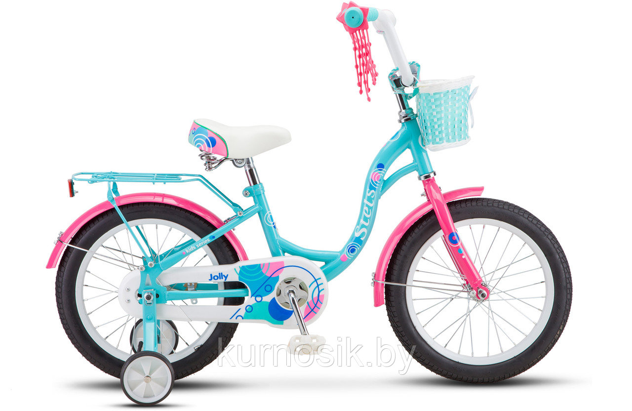 Детский велосипед Stels Jolly 16" V010 (3-5 лет) мятный