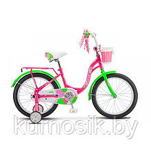 Детский велосипед Stels Jolly 18" V010 (4-8 лет) пурпурный-зеленый