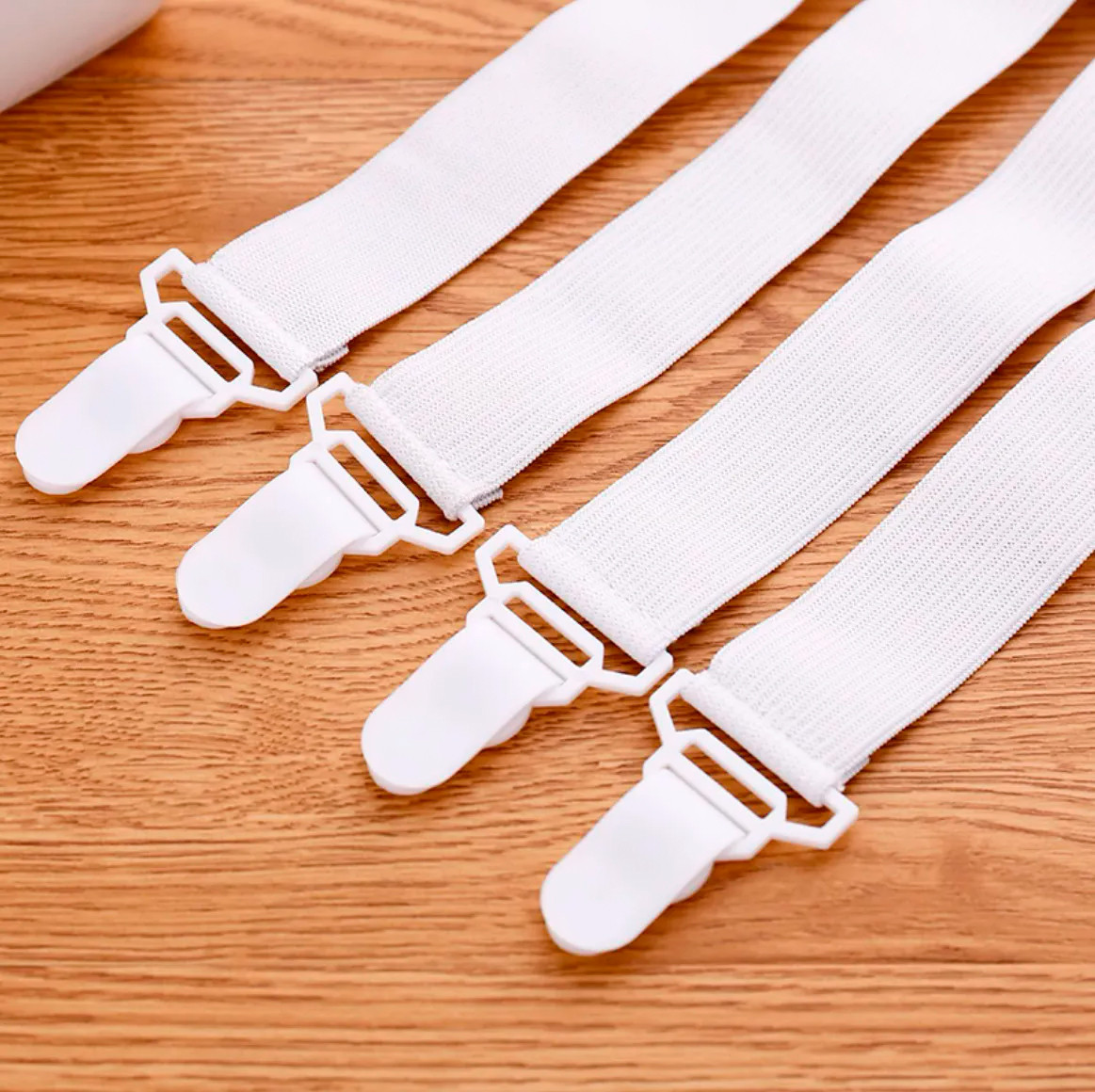 Резинки для фиксации простыней 4 шт. Sheet Clamps (зажим для простыни)