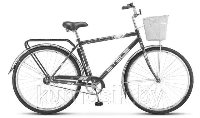 Велосипед Stels Navigator 300 Gent 28" с корзиной (арт.Z010) черный