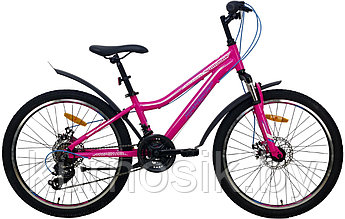 Подростковый велосипед AIST Rosy Junior 2.1 24" розовый