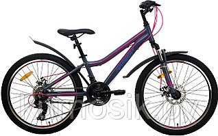Подростковый велосипед AIST Rosy Junior 2.1 24" серый
