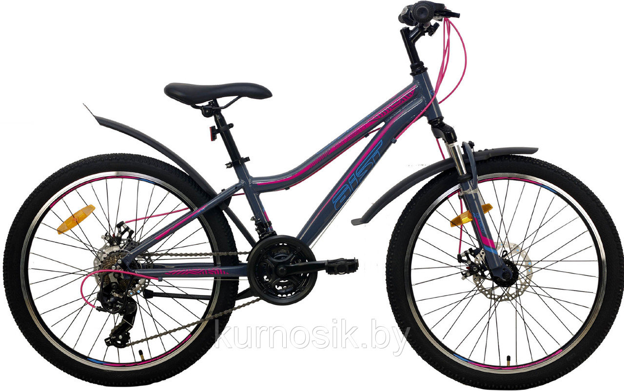 Подростковый велосипед AIST Rosy Junior 2.1 24" серый - фото 1 - id-p176187241