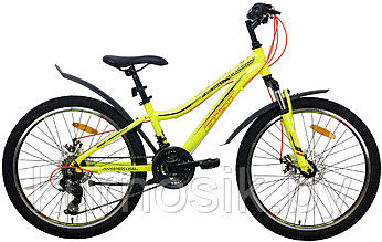 Подростковый велосипед AIST Rosy Junior 2.1 24" желтый