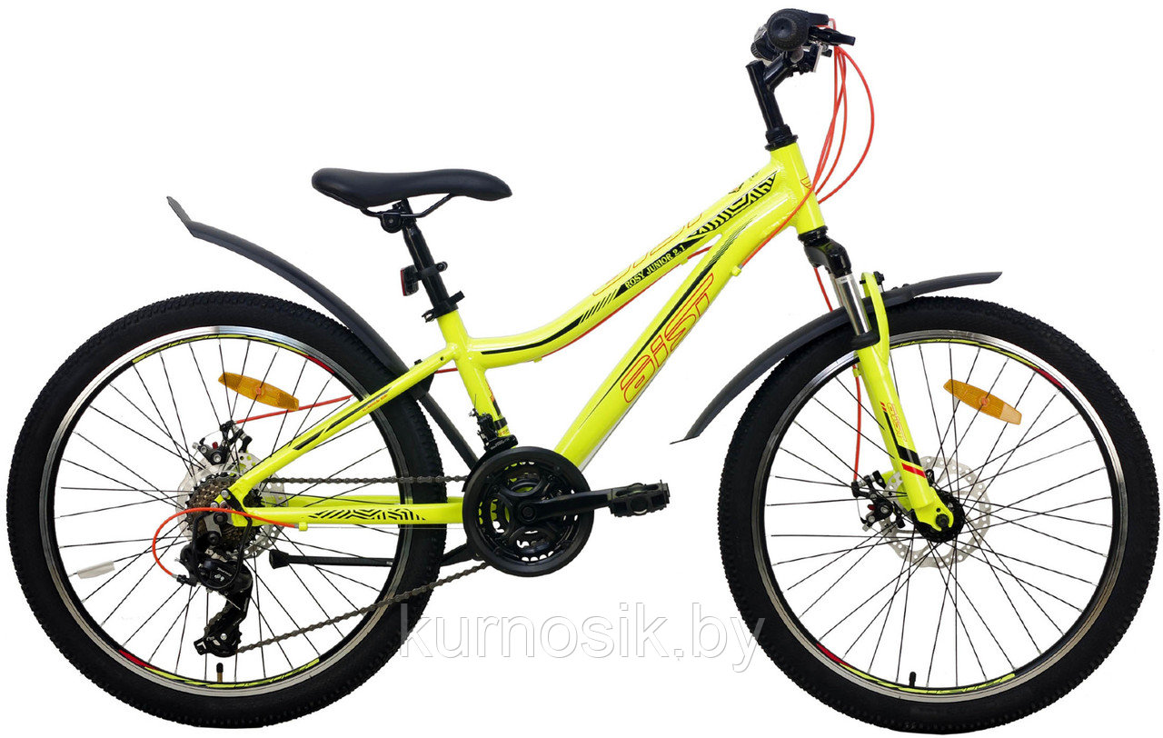 Подростковый велосипед AIST Rosy Junior 2.1 24" желтый - фото 1 - id-p176187242