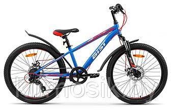 Подростковый велосипед AIST Rocky Junior 2.1 24" синий