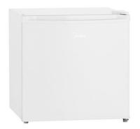 Маленький однокамерный мини холодильник MIDEA MR1050W белый однодверный с морозильной камерой, фото 1