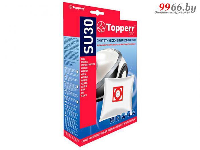 Пылесборник синтетический Topperr SU 30 4шт + 1 фильтр 1432