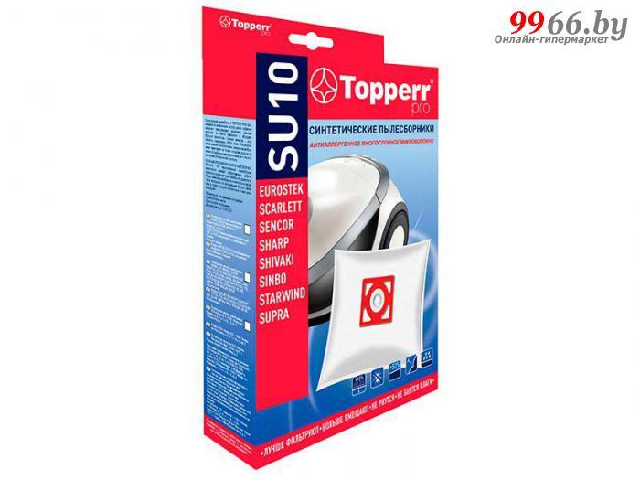 Пылесборник синтетический Topperr SU 10 4шт + 1 фильтр 1430