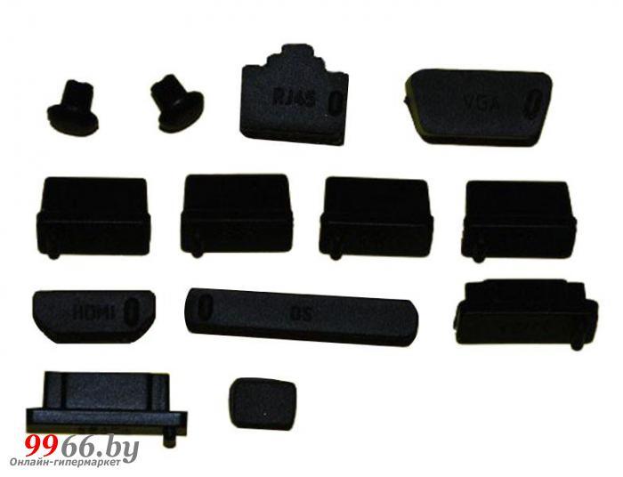 Аксессуар Espada Заглушки для портов USB/VGA/HDMI/Audio/SD/eSata/RJ45/IEEE1394 Black