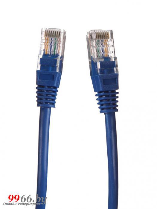 Сетевой кабель Gembird Cablexpert UTP cat.5e 7.5m Blue PP12-7.5M/B - фото 1 - id-p175459644