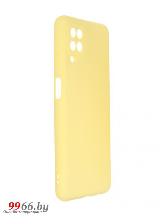 Чехол Innovation для Samsung Galaxy A12 Soft Inside желтый на телефон самсунг а12 - фото 1 - id-p175557862