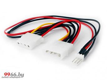 Аксессуар Кабель питания для вентилятора Gembird Cablexpert 12V, Molex - Molex + 3-pin 15cm CC-PSU-5