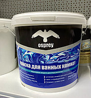 Краска интерьерная, акриловая, водно-дисперсионная  уп. 1,4 кг, OSPREY ВД-АК-201  белая, моющая для ванных ком