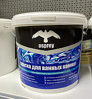 Краска интерьерная, акриловая, водно-дисперсионная уп. 2,8 кг, OSPREY ВД-АК-201 белая, моющаяся для ванных к