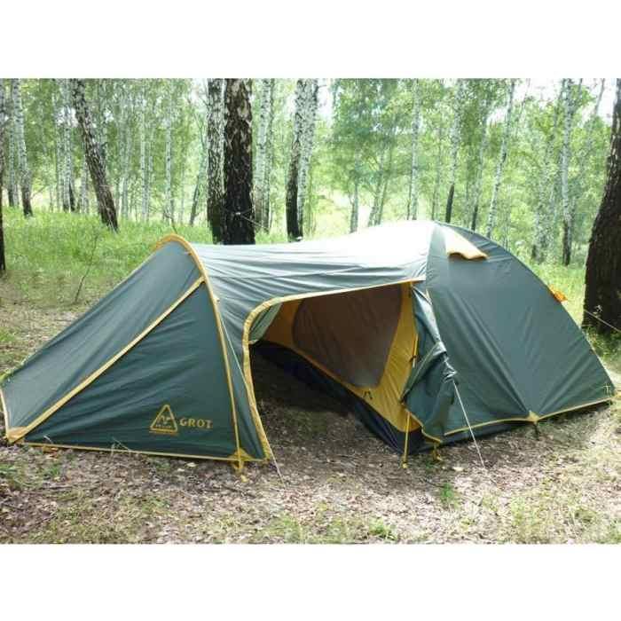 Палатка туристическая 3-x местная Tramp GROT 3 (V2) (5000 mm) - фото 2 - id-p176187867