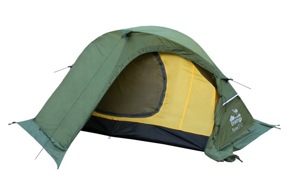 Палатка туристическая 2-х местная Tramp Sarma (V2) Green (8000 mm), фото 1
