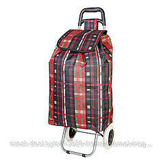 Хозяйственная сумка-тележка, цвет №3 бордо (XY-021) Каркас: 95х35х28 cм.