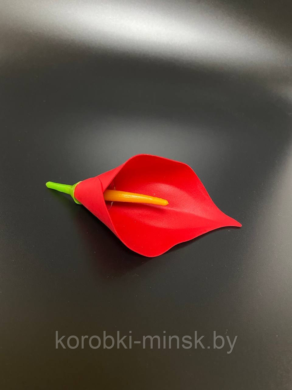 Декоративный цветок "Каллы" 6*12см, 1шт. Красный